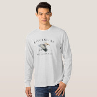 Camisa de manga de largo 1812 del estado Pelican