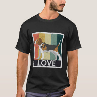Camisa de manga larga Beagle de época