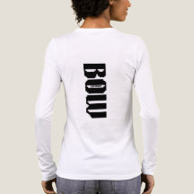 camisa de manga larga con marca de lazo con comodi