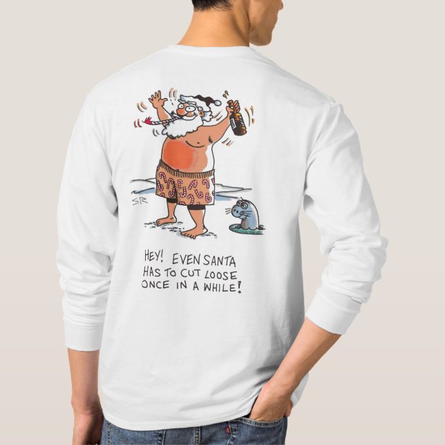 Camisa de manga larga de color blanco oscuro (Reverso)