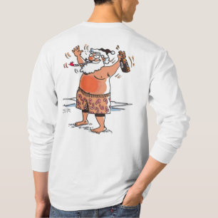Camisa de manga larga de color blanco oscuro