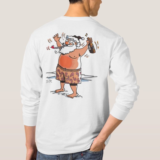 Camisa de manga larga de color blanco oscuro (Reverso)