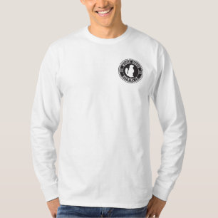 Camisa de manga larga de Henley de la lona de los