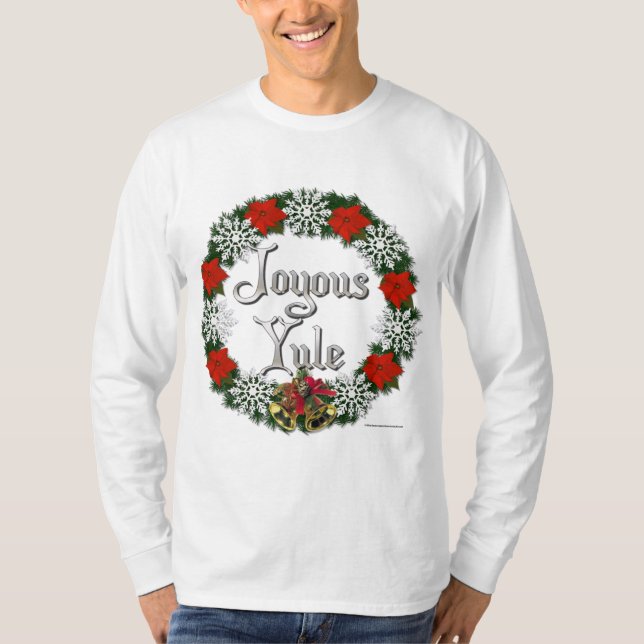 Camisa de manga larga de Joyous Yule Men (Anverso)