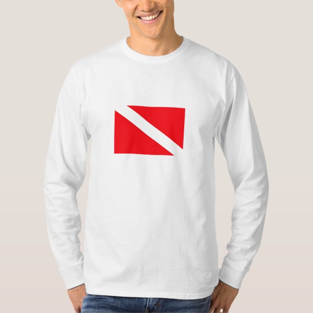 Camisa de manga larga de la bandera de la (Anverso)