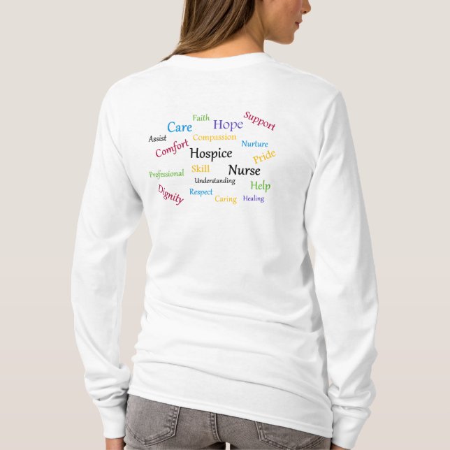 Camisa de manga larga de la enfermera del hospicio (Reverso)