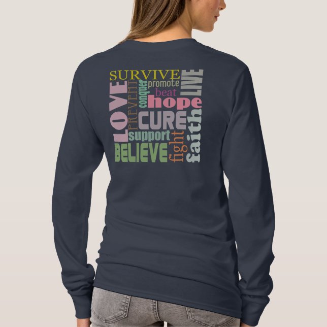 Camisa de manga larga de la inspiración de la (Reverso)