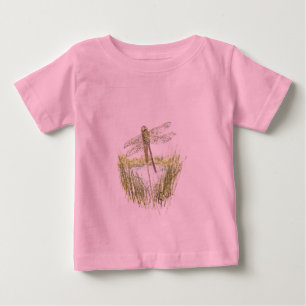 Camisa de manga larga de la libélula de los niño