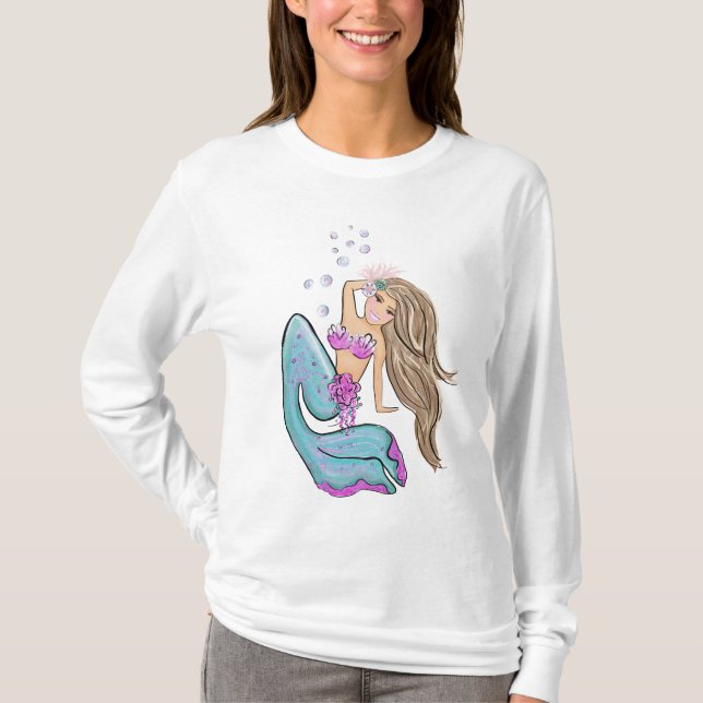 Camisa de manga larga de la sirena (Anverso)