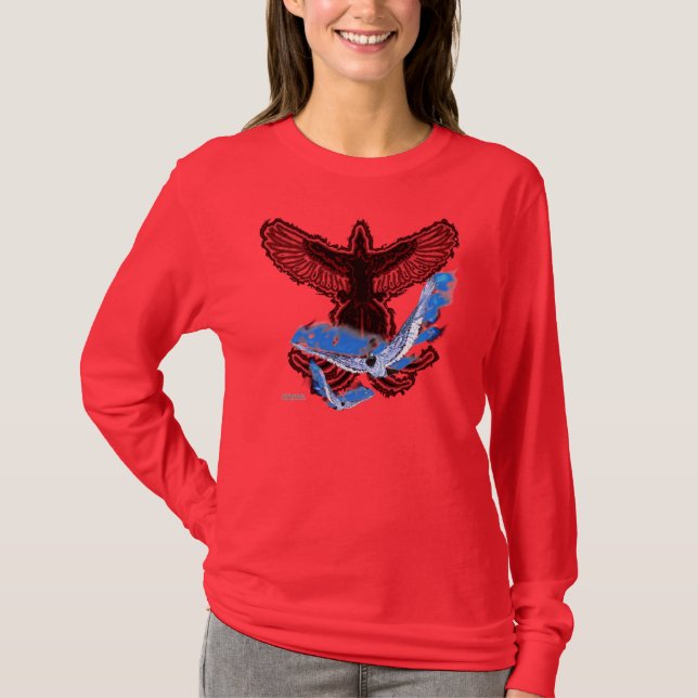 Camisa de manga larga de levantamiento de las (Anverso)