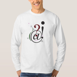 Camisa de manga larga de punción masculina
