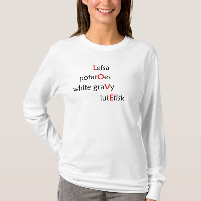 Camisa de manga larga del AMOR de Lefsa (Anverso)