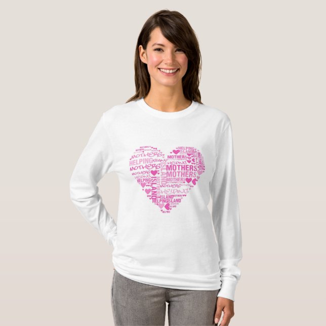 Camisa de manga larga del corazón de IMHM (Anverso completo)