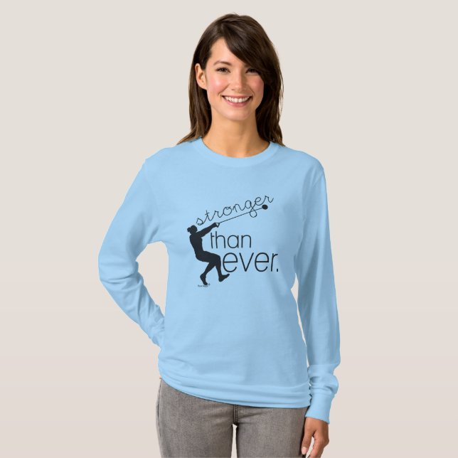 Camisa de manga larga del deporte del lanzador de (Anverso completo)