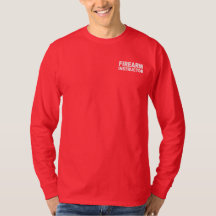 Camisa de manga larga del instructor de armas de f