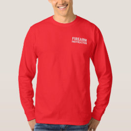 Camisa de manga larga del instructor de armas de f