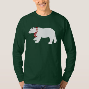 Camisa de manga larga del oso polar