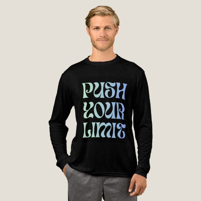 camisa de manga larga empuja tu límite (Anverso Completo)