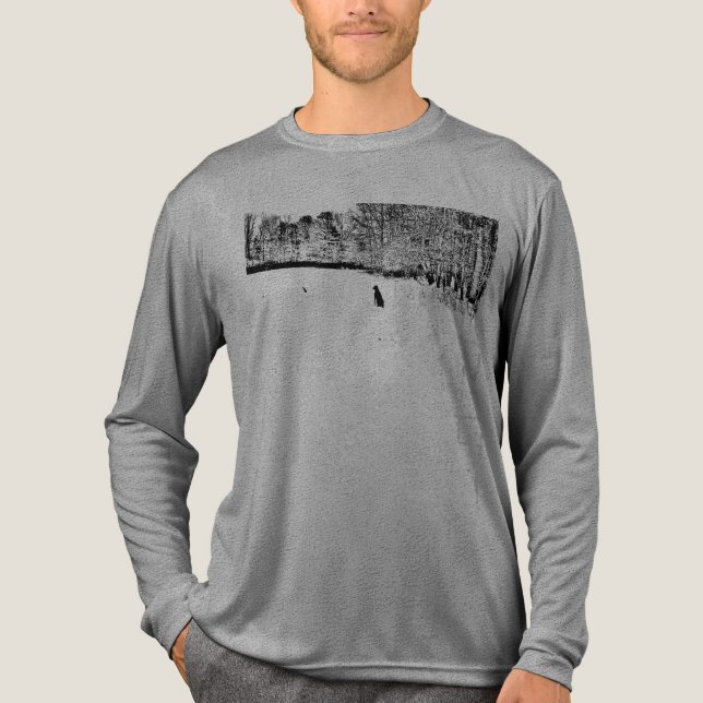 Camisa de manga larga - Esperando a un amigo (Anverso)