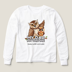 Camisa de manga larga: Mi papá mi viejo (blanco)
