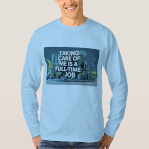 Camisa de manga larga para adultos - "Cuidarme es 