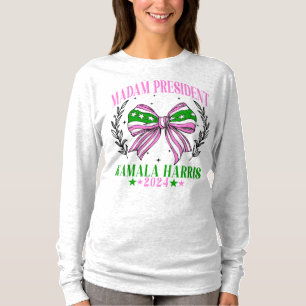 Camisa de manga larga para camiseta femenina 2024