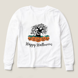 Camisa de manga larga para chicas en Halloween