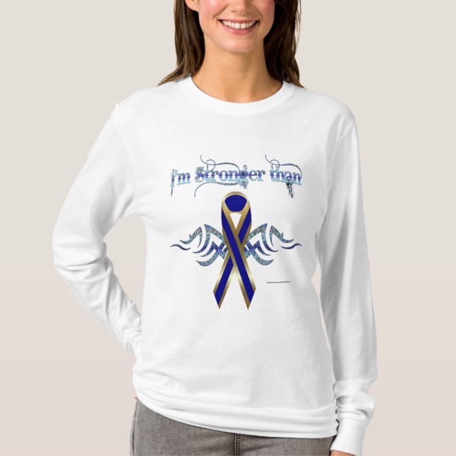 Camisa de manga larga para las damas de cáncer de  (Anverso)