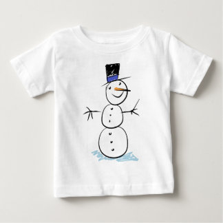 Camisa de manga larga para los niños de Snowman