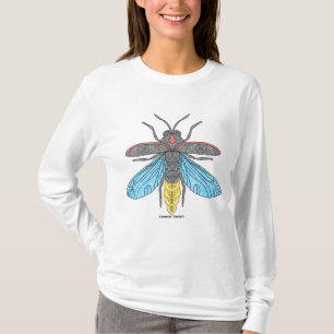 Camisa de manga larga para mujer - Luciérnaga (bla