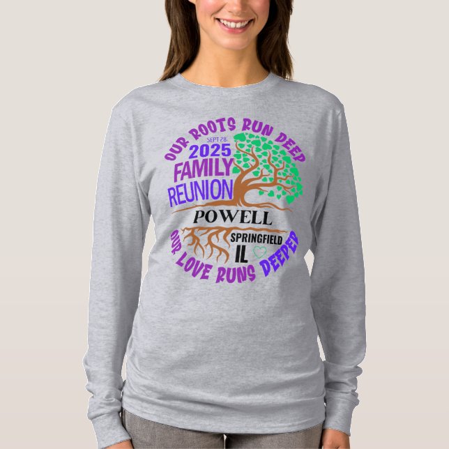 camisa de manga larga para mujeres (Anverso)