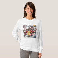 Camisa de manga larga para mujeres de Santa Strike