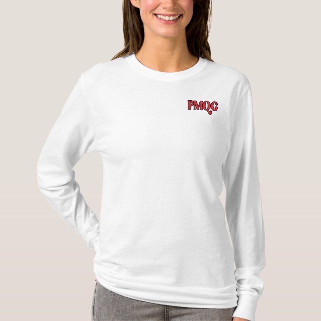 Camisa de manga larga para mujeres PMQG (Anverso)