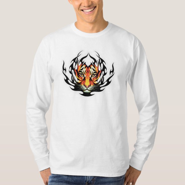 camisa de manga masculina (Anverso)