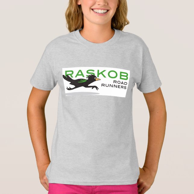 Camisa de manga Raglan 3/4 para chicas norteameric (Anverso)