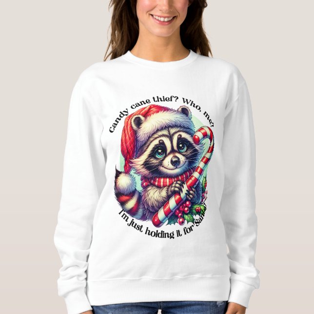 Camisa de mapache festiva para los Navidades anima (Anverso)