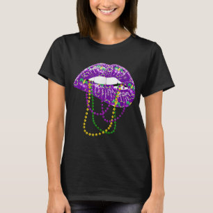 Camisa de Mardi Gras para las mujeres levanta el C