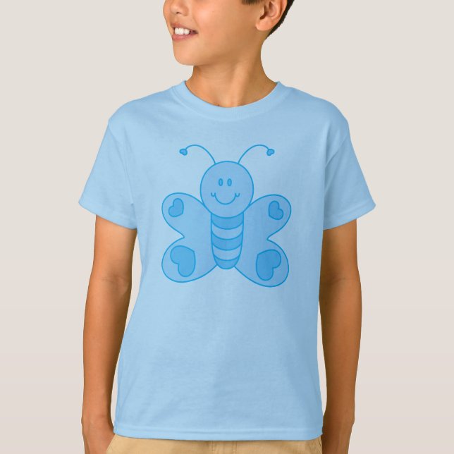Camisa de Mariposa Azul (Anverso)