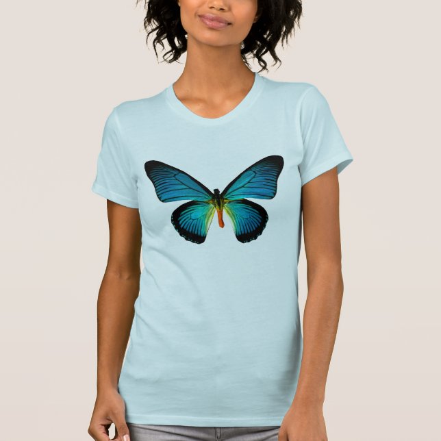 Camisa de mariposa azul (Anverso)