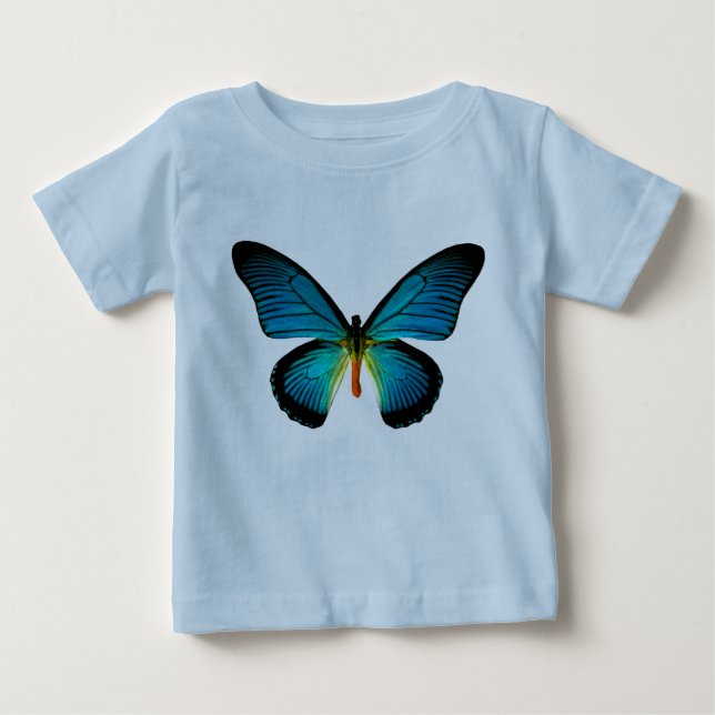 Camisa de mariposa azul (Anverso)