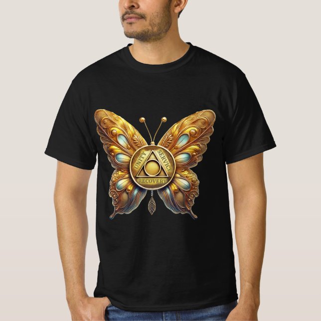 Camisa de mariposa de símbolo AA | Unidad, servici (Anverso)