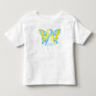 Camisa de mariposa de síndrome de Down