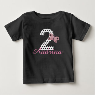 Camisa de mariposa personalizada para Chicas de cu