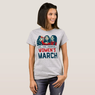Camisa de marzo de las mujeres