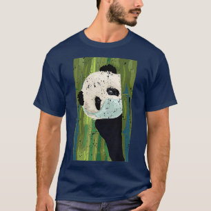 Camisa de máscara facial Panda Divertido regalo Cu
