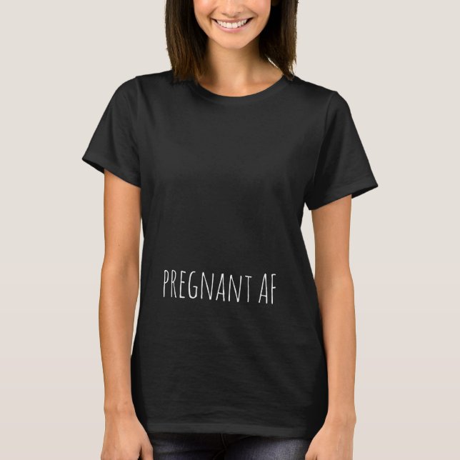 Camisa de maternidad divertida embarazada del AF (Anverso)