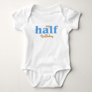 Camisa de medio cumpleaños para niños
