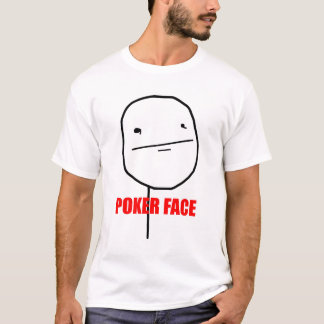 Camisa de Meme de la cara de póker