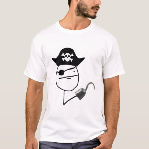 Camisa de Meme del póker del pirata