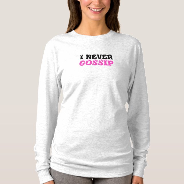 Camisa de Mentira Blanca, Nunca Me Gusta (Anverso)